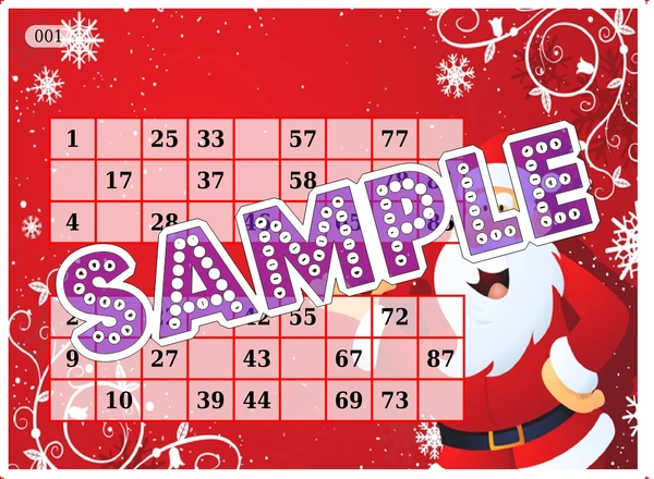 perty Christmas theme Tambola Housie (list1021_1) - 24
