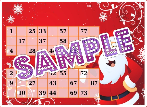 perty Christmas theme Tambola Housie (list1022_1) - 16