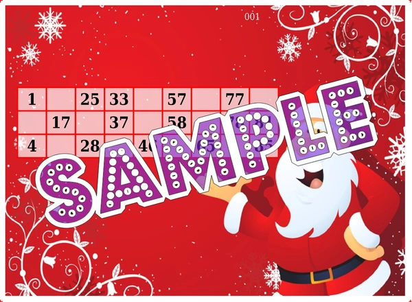 perty Christmas theme Tambola Housie (list1022_3) - 16