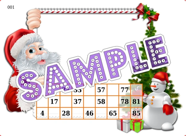 perty Christmas theme Tambola Housie (list1045_3) - 16