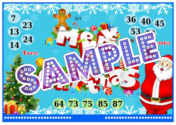 perty Christmas theme Tambola Housie (list1134_1) - 48