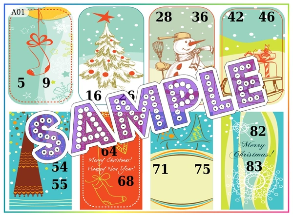 perty Christmas theme Tambola Housie (list2236_1) - 24