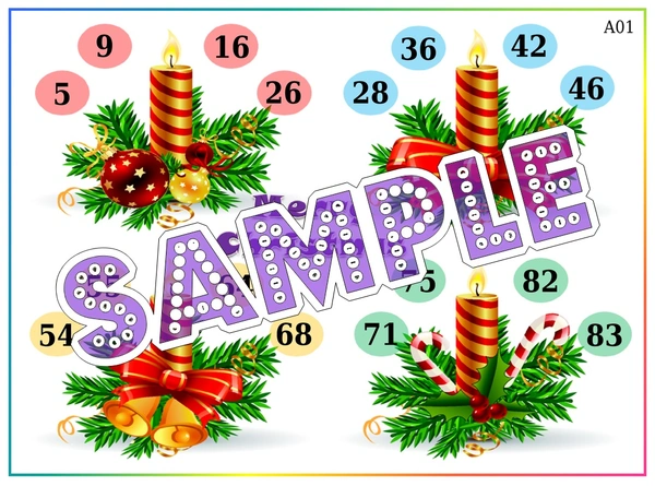 perty Christmas theme Tambola Housie (list2238_1) - 24
