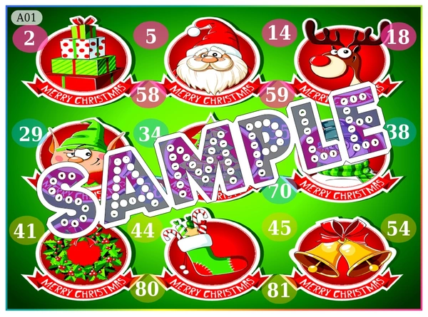 perty Christmas theme Tambola Housie (list2240_1) - 48