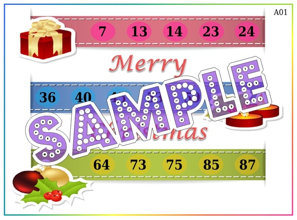 perty Christmas theme Tambola Housie (list2241_1) - 16