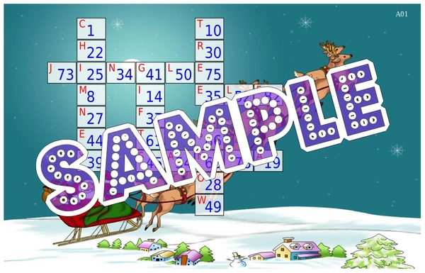 perty Christmas theme Tambola Housie (list2809_1) - 24