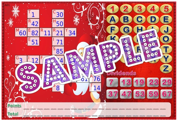 perty Christmas theme Tambola Housie (list3094_1) - 12