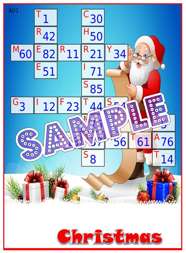 perty Christmas theme Tambola Housie (list3095_2) - 24