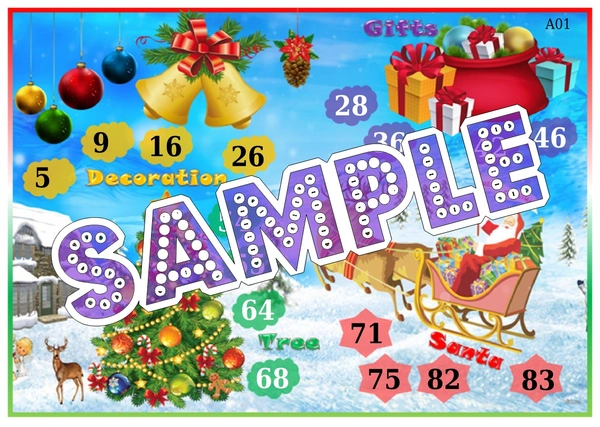 perty Christmas theme Tambola Housie (list671_1) - 48