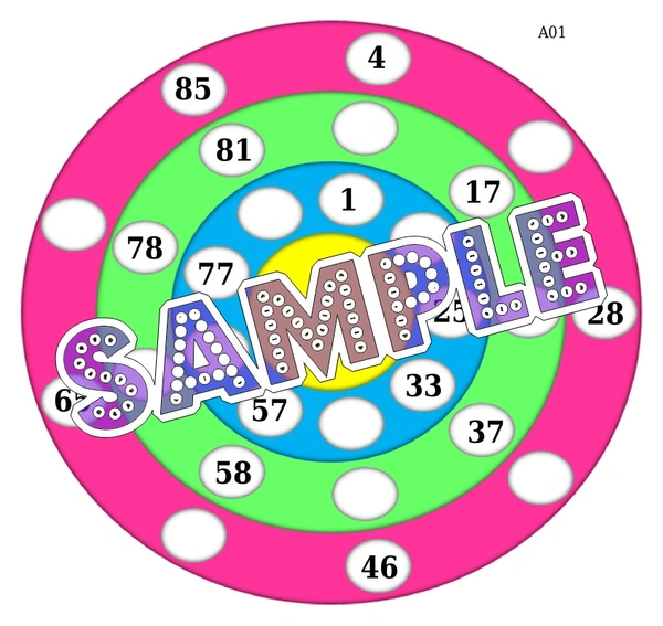 perty Circles theme Tambola Housie (list2820_1) - 12