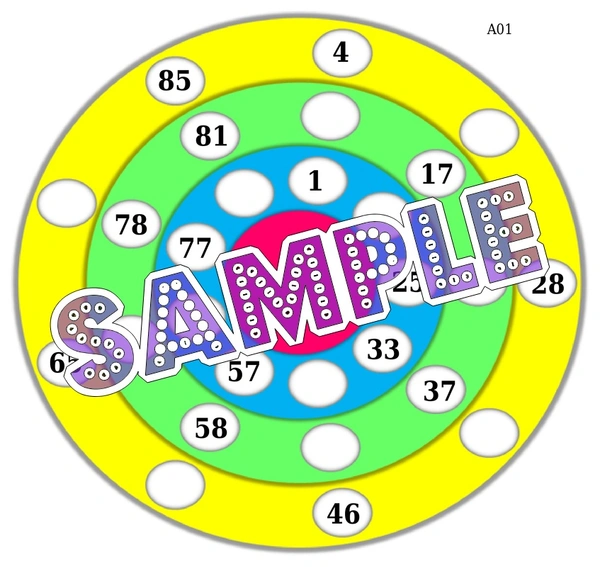 perty Circles theme Tambola Housie (list2821_1) - 12