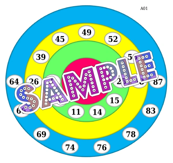 perty Circles theme Tambola Housie (list2822_1) - 12