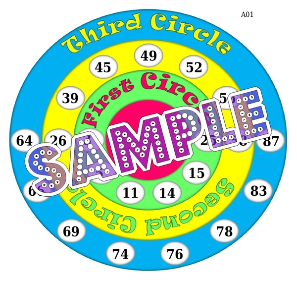 perty Circles theme Tambola Housie (list2823_1) - 12