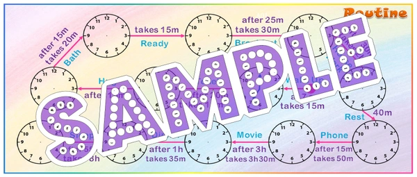perty Clock theme Paper Games (list1719_1) - 18