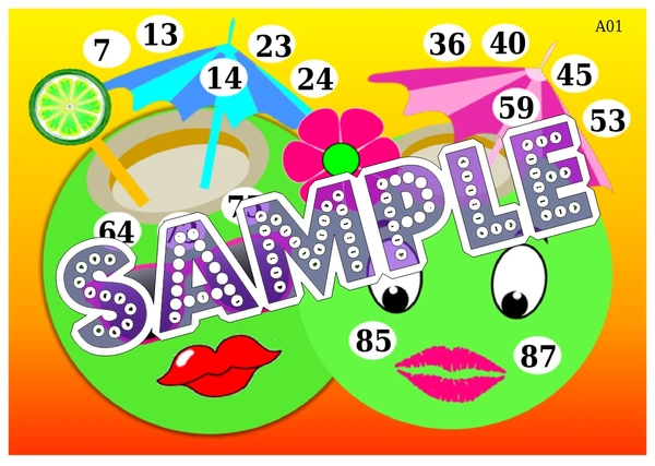 perty Coconut theme Tambola Housie (list2640_1) - 24