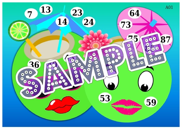 perty Coconut theme Tambola Housie (list2641_1) - 16