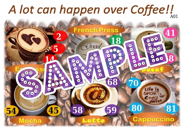 perty Coffee theme Tambola Housie (list2454_1) - 48