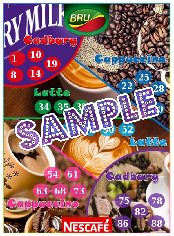 perty Coffee theme Tambola Housie (list2849_1) - 16