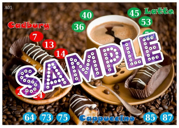 perty Coffee theme Tambola Housie (list2850_1) - 16