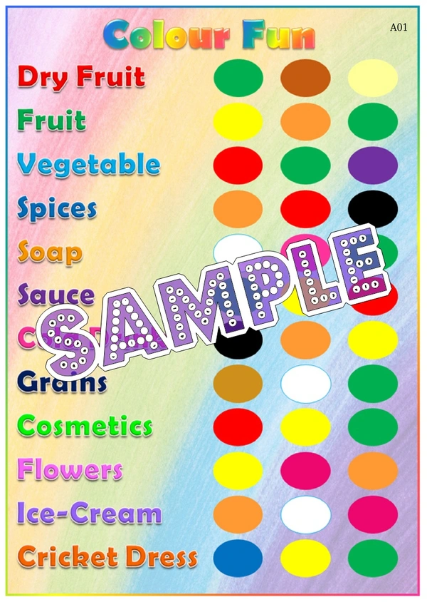 perty Colors theme Paper Games (list1748_1) - 24
