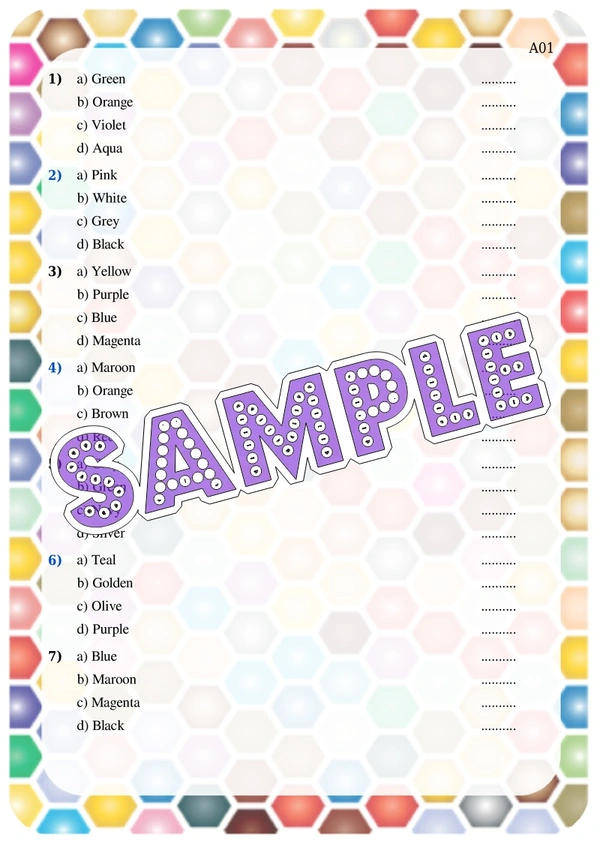 perty Colors theme Paper Games (list1905_1) - 12