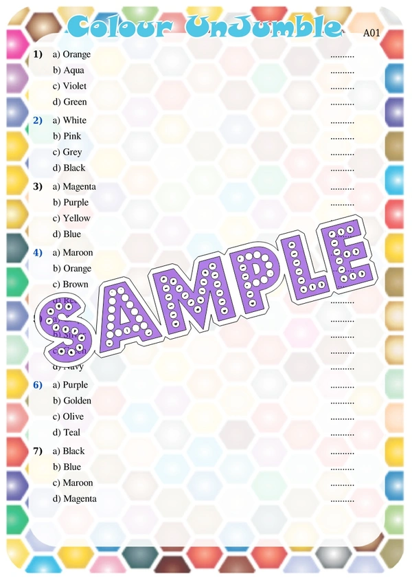 perty Colors theme Paper Games (list1905_1) - 8
