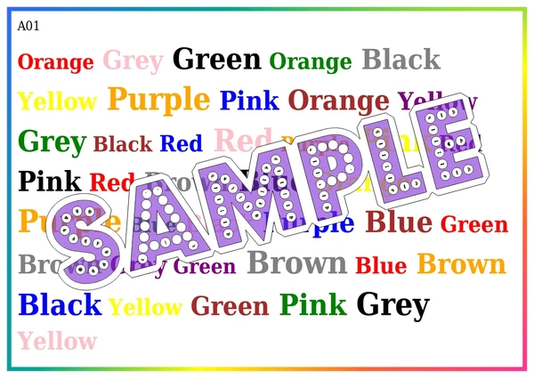 perty Colors theme Paper Games (list584_2) - 48