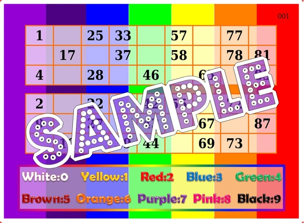 perty Colors theme Tambola Housie (list1347_1) - 24