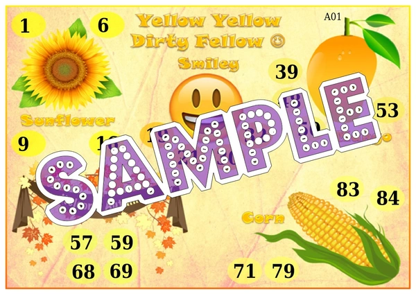 perty Colors theme Tambola Housie (list2574_1) - 48