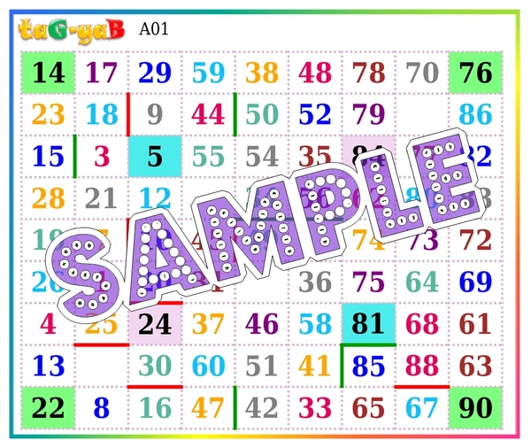perty Colors theme Tambola Housie (list610_3) - 72