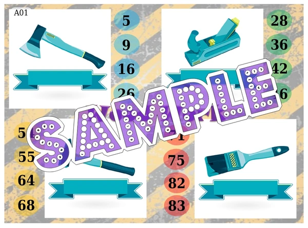 perty Construction theme Tambola Housie (list2256_1) - 16