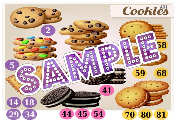 perty Cookie theme Tambola Housie (list2259_1) - 48
