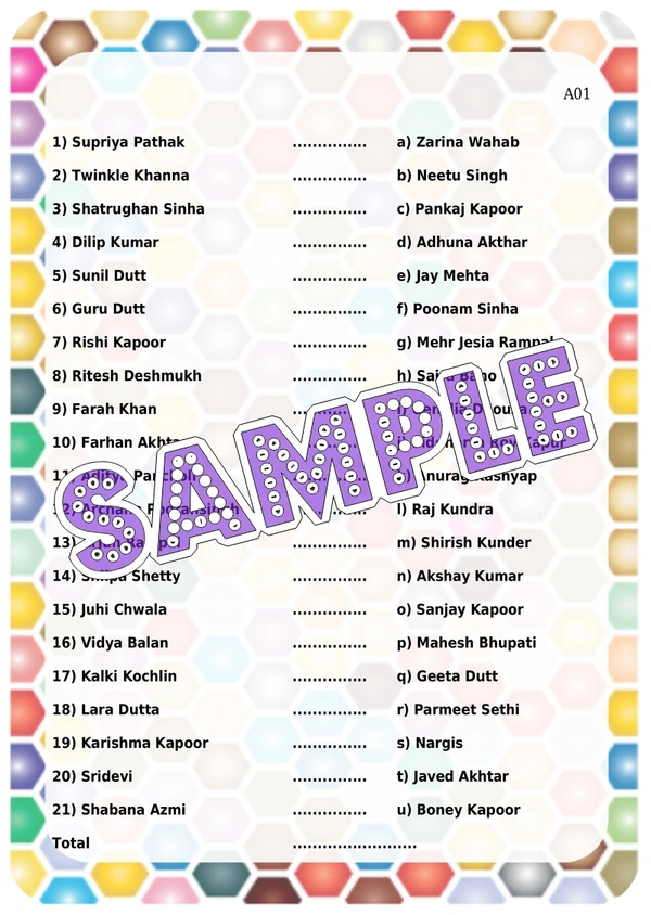 perty Couple theme Paper Games (list1662_1) - 24