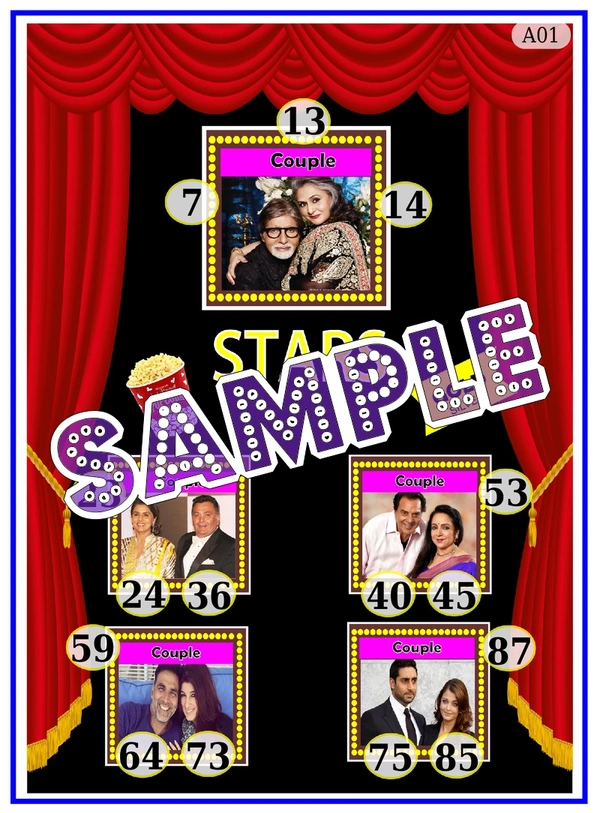 perty Couple theme Tambola Housie (list1189_1) - 48