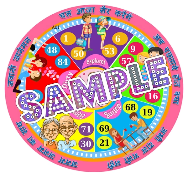 perty Couple theme Tambola Housie (list2669_1) - 36