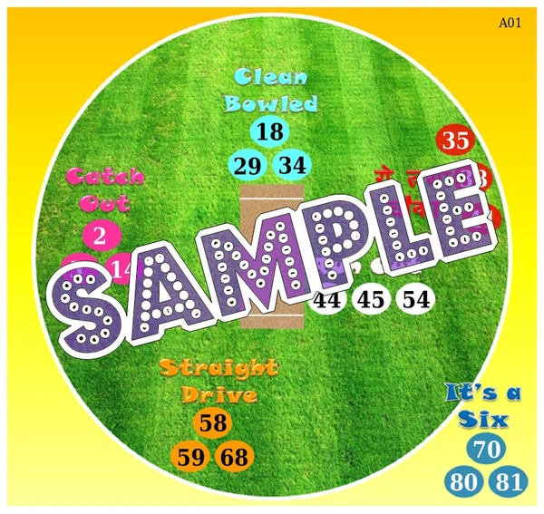 perty Cricket theme Tambola Housie (list2802_1) - 12