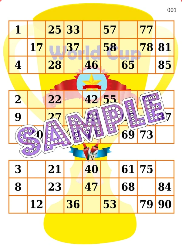 perty Cricket theme Tambola Housie (list3647_1) - 48