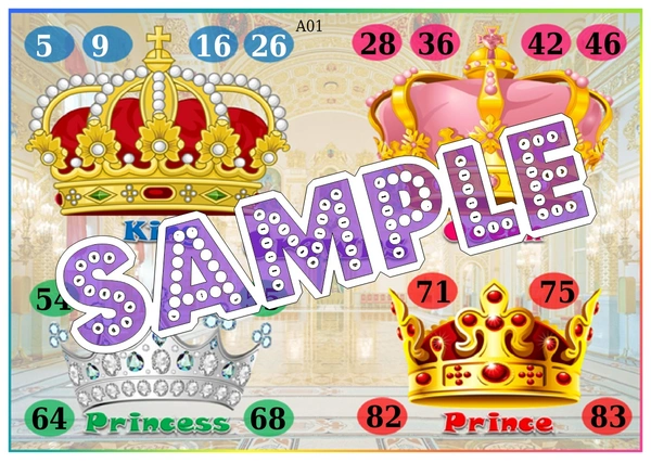 perty Crown theme Tambola Housie (list1278_1) - 48