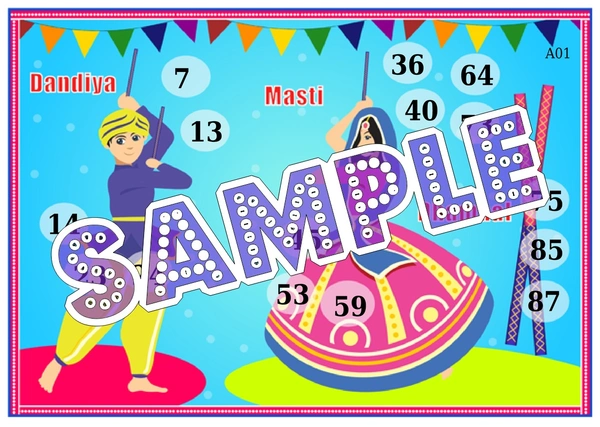 perty Dandiya theme Tambola Housie (list1140_1) - 24