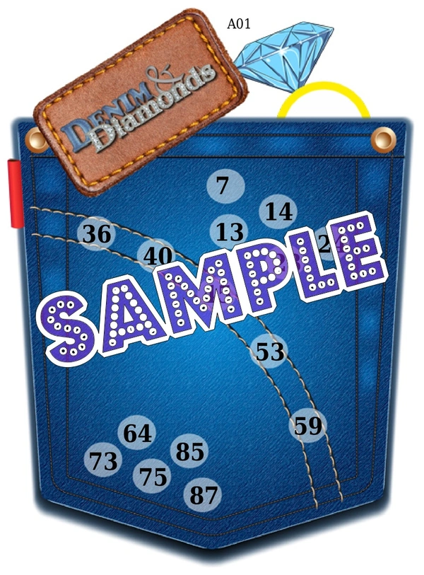 perty Denims Diamonds theme Tambola Housie (list1141_1) - 24
