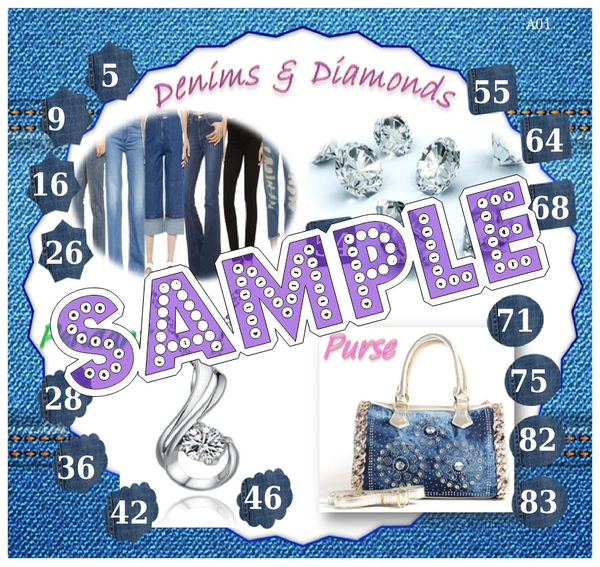 perty Denims Diamonds theme Tambola Housie (list679_1) - 18