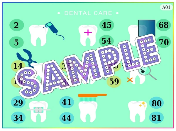 perty Dental theme Tambola Housie (list2268_1) - 48