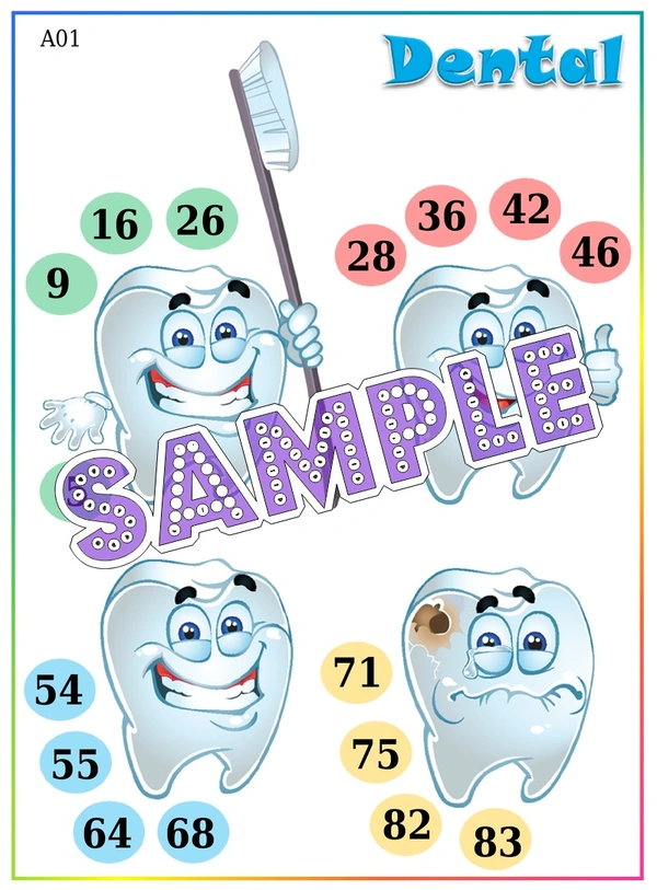 perty Dental theme Tambola Housie (list2269_1) - 48