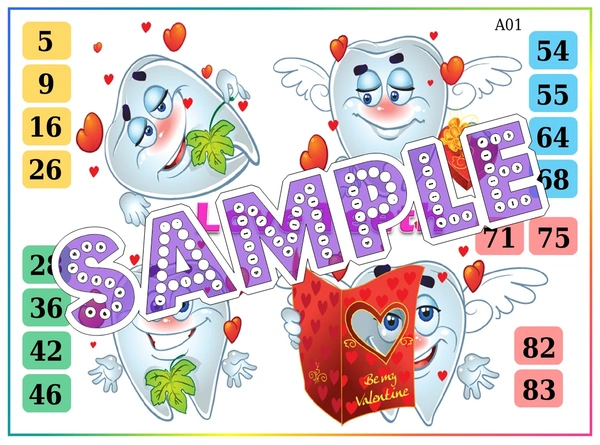 perty Dental theme Tambola Housie (list2270_1) - 48