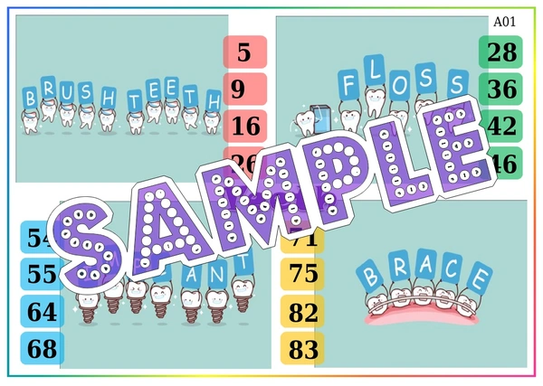 perty Dental theme Tambola Housie (list2272_1) - 24