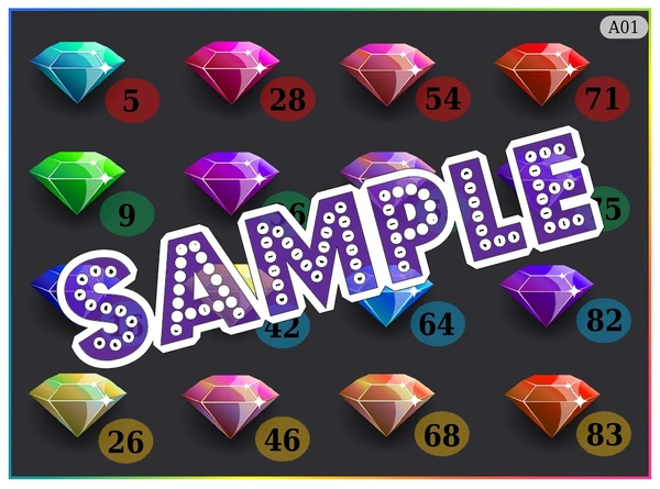 perty Diamond theme Tambola Housie (list2274_1) - 16
