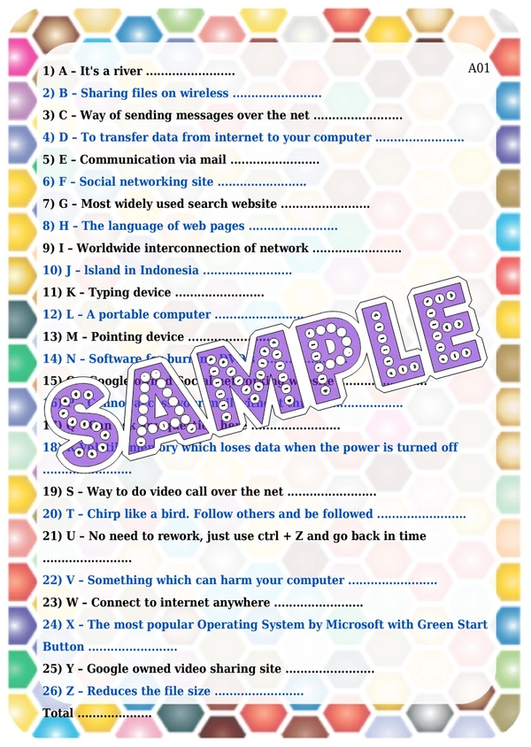 perty Digital theme Paper Games (list1689_1) - 24