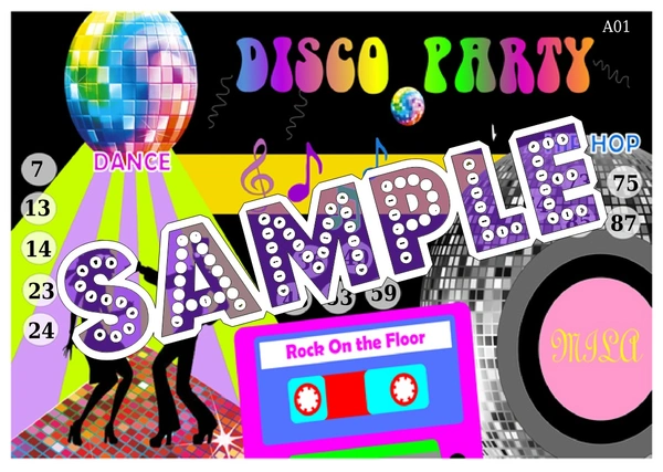 perty Disco theme Tambola Housie (list1198_1) - 48