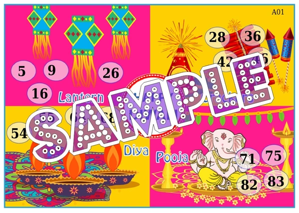 perty Diwali theme Tambola Housie (list1240_1) - 24