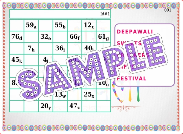 perty Diwali theme Tambola Housie (list1472_1) - 48